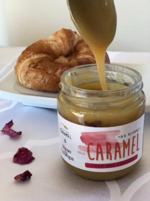 delicieux caramel de rose miam