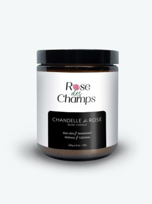 chandelle de rose, chandelle a la rose, chandelle rose des champs, apaisement, rose, bien-etre, amour de soi